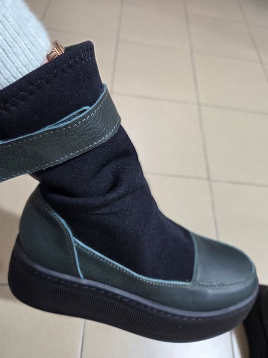 Дамски боти,естествена кожа