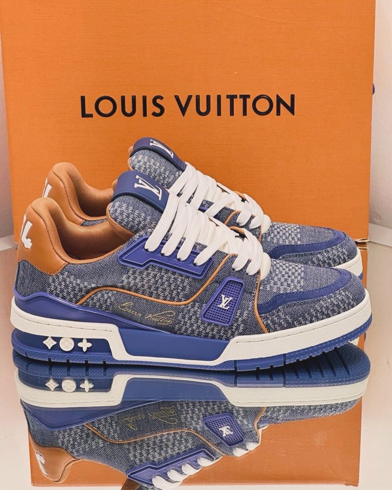 Adidasi Louis Vuitton trainers denim Premium full box 40-45