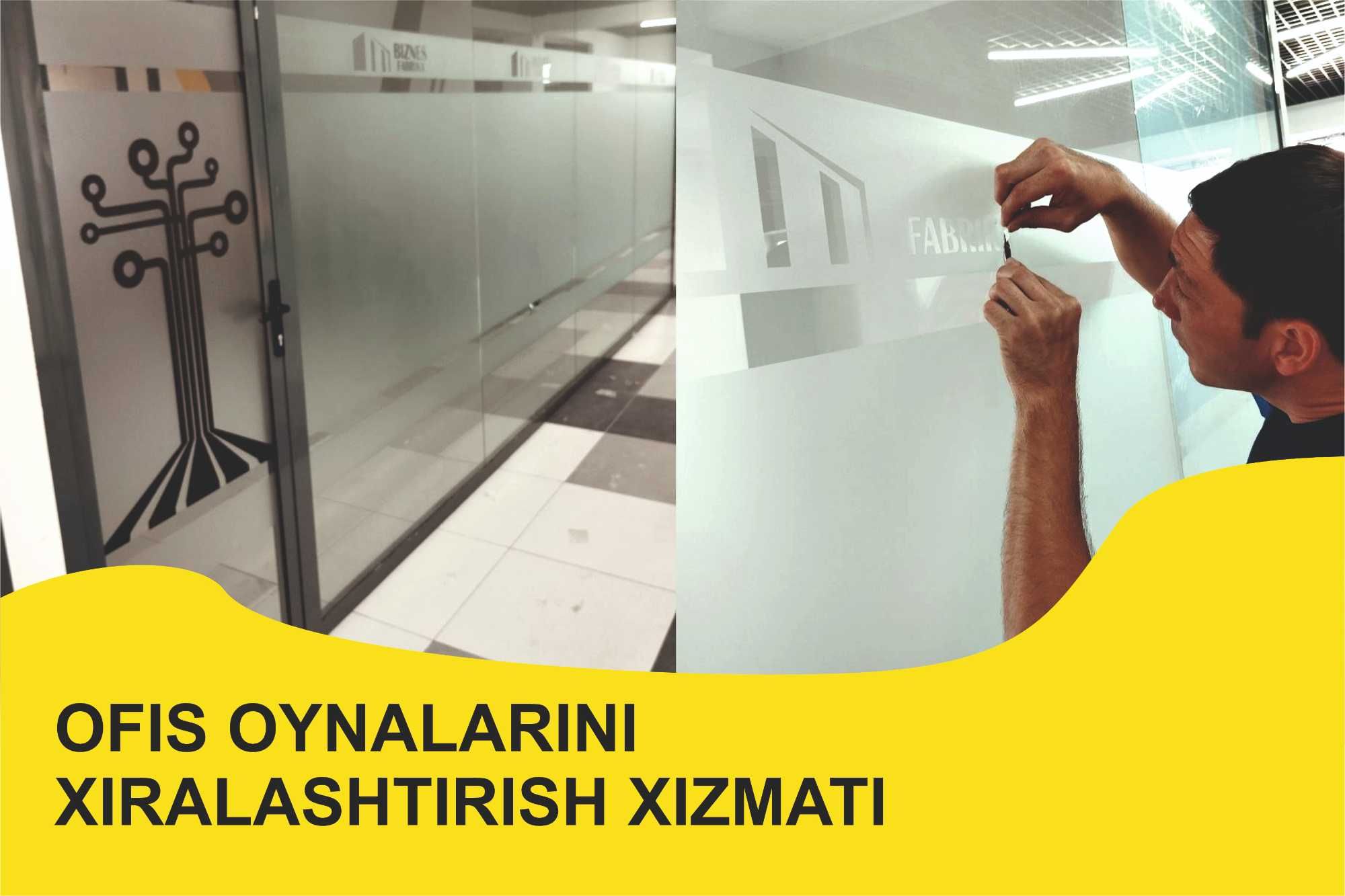 Ofis Oynalari uchun TUmanka Туманка хизмати SH002
