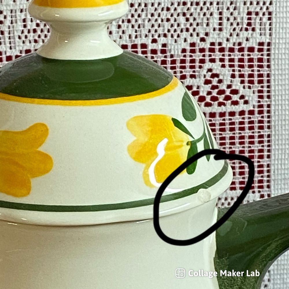 Ръчно рисуван чайник -VILLEROY & BOCH