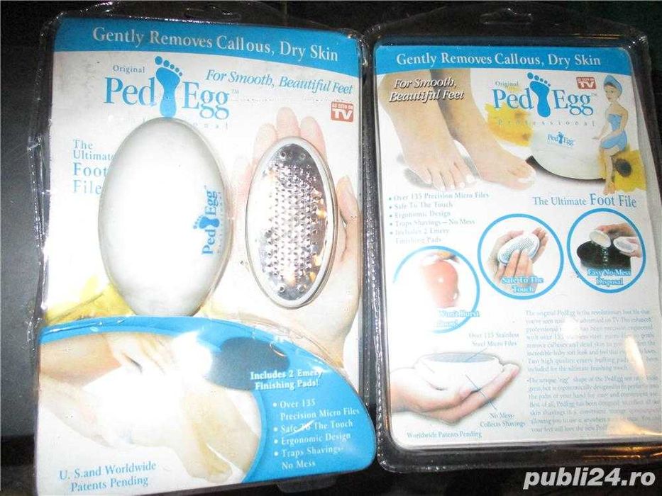 Perie pila calcaie Ped Egg aparat de indeparteaza pielea aspra crapata