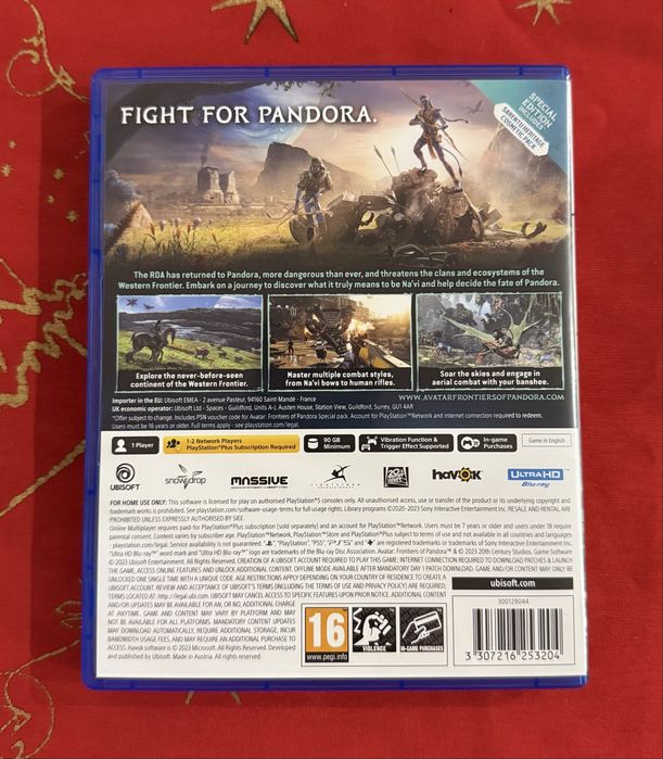 Avatar Frontiers of Pandora PS5