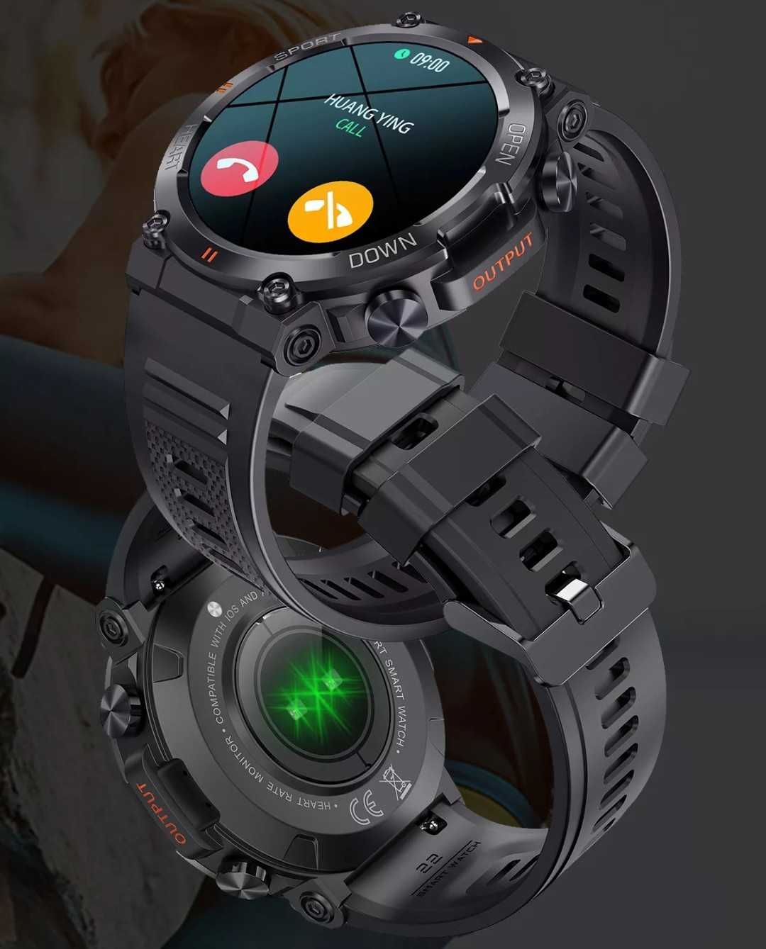 Смарт Часовник К56 Pro / Smart Watch K56 -Водоустойчив, Разговори,Пулс