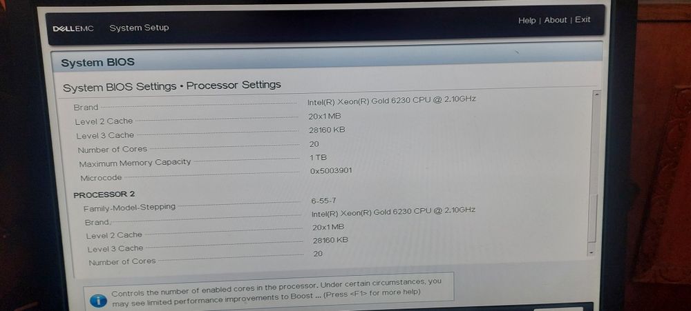 Server Dell PE R640 10 Bays NVME Gold 6230 40 Cores 1.73Tb 2666 - 2Ani