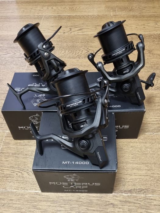 SET 3 Mulinete PRO FL MT 14000 Mosterus Carp 10Rulmenti