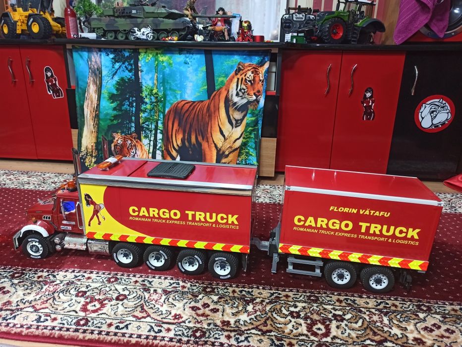 Camion convertit cu Radiocomanda Mack Bruder