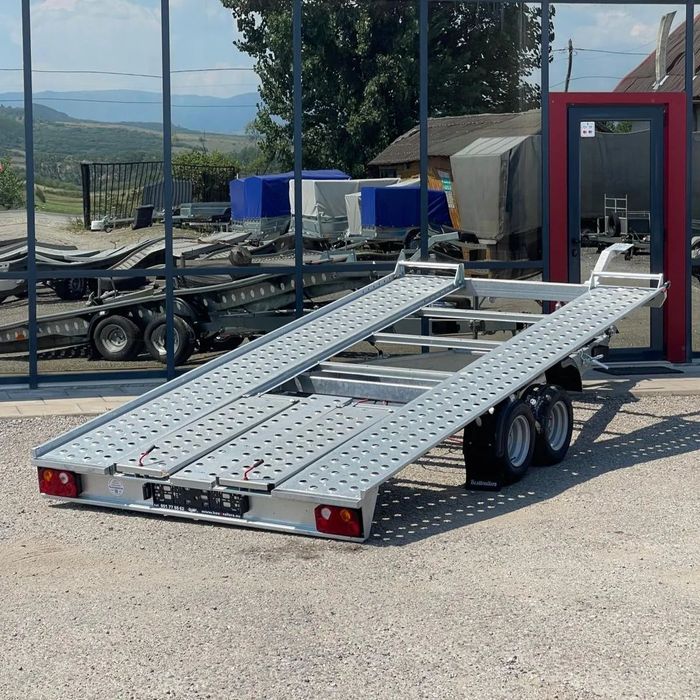 Niewiadow Remorca Sonda II Basculabila 4m/2m Remorca /Patforma basculabila transport auto