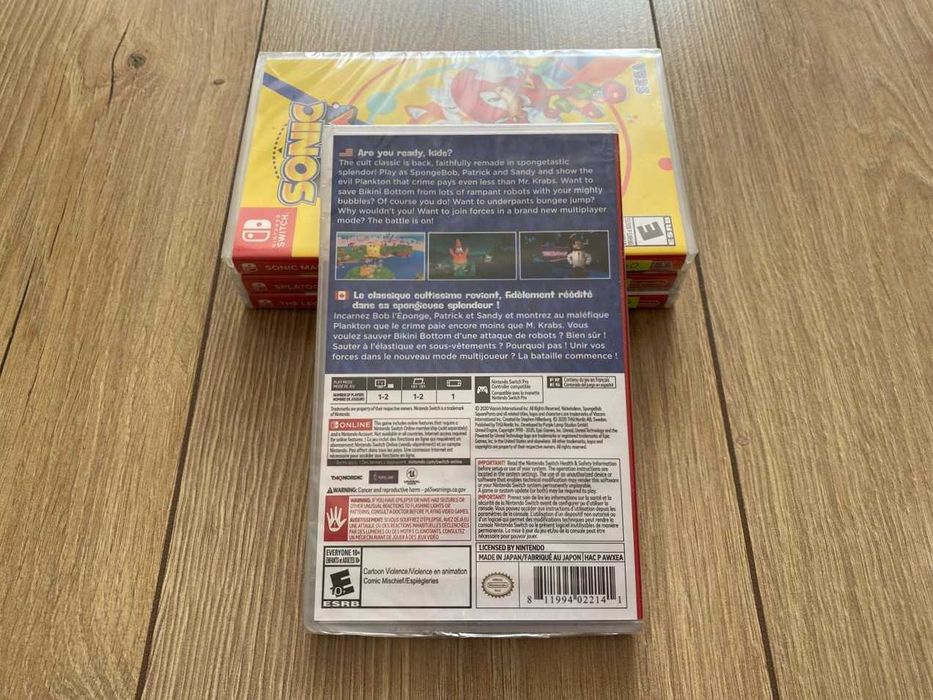 Новый SpongeBob SquarePants:Battle for Bikini Bottom Nintendo/СпанчБоб