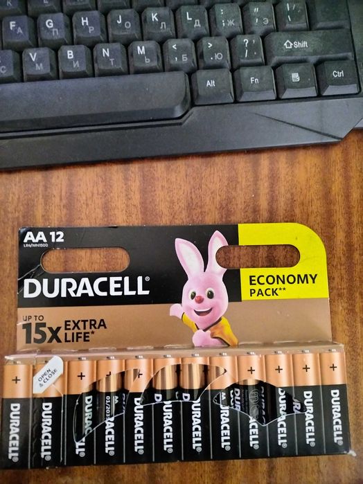 Батарейки Duracell AA 12  шт.