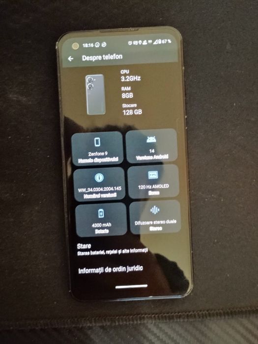Asus ZenFone 9 – compact, foarte rapid, Snapdragon 8+ Gen 1