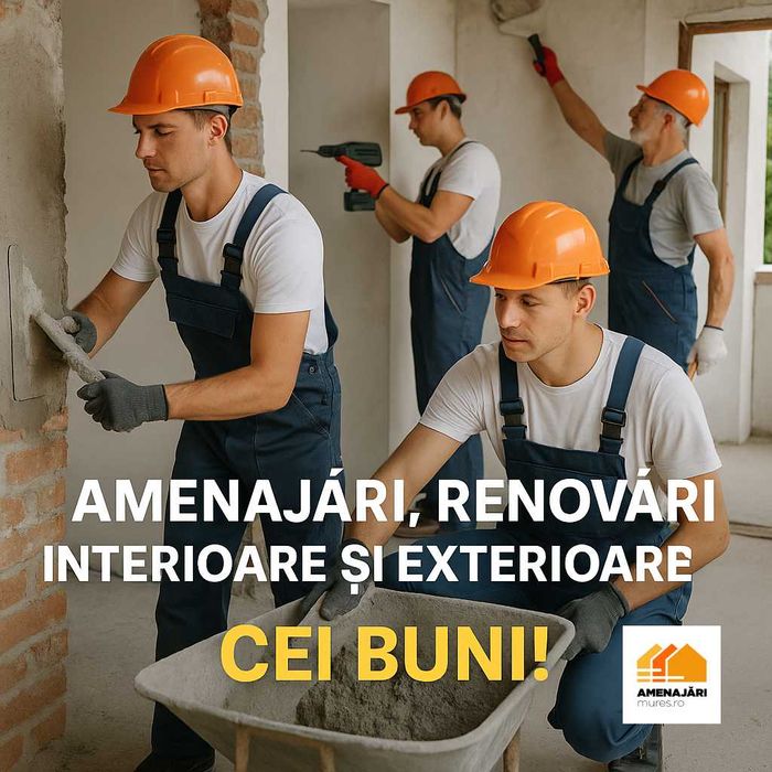 Firmă de amenajări – renovări  apartamente/case/spații comerciale