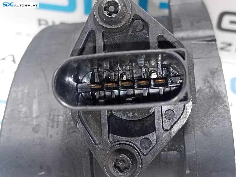 Debitmetru Aer BMW Seria 5 E39 530 3.0 D 135KW 142KW 1998 - 2003 Cod 0928400468 7787076 [M4921 ( coduri compatibile 13627787076 13712247002 13622247074 0928400527 2247002 224074 2247002 2247074 0928400314 0928400527)]