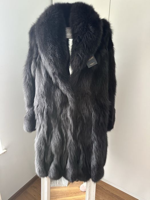 Haina blană naturala vulpe, calitate premium, marime 42/44