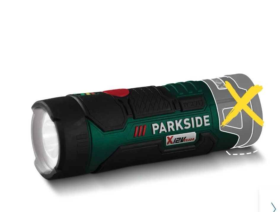 акумулаторна лед лампа 12V Парксайд /Parkside
