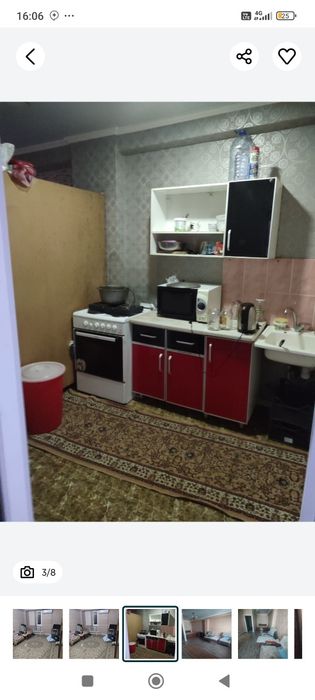 Аренда квартира 5-6 студентов Тузел метро
