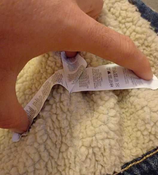 Оригинално детско дънково зимно яке Primark - размер 98