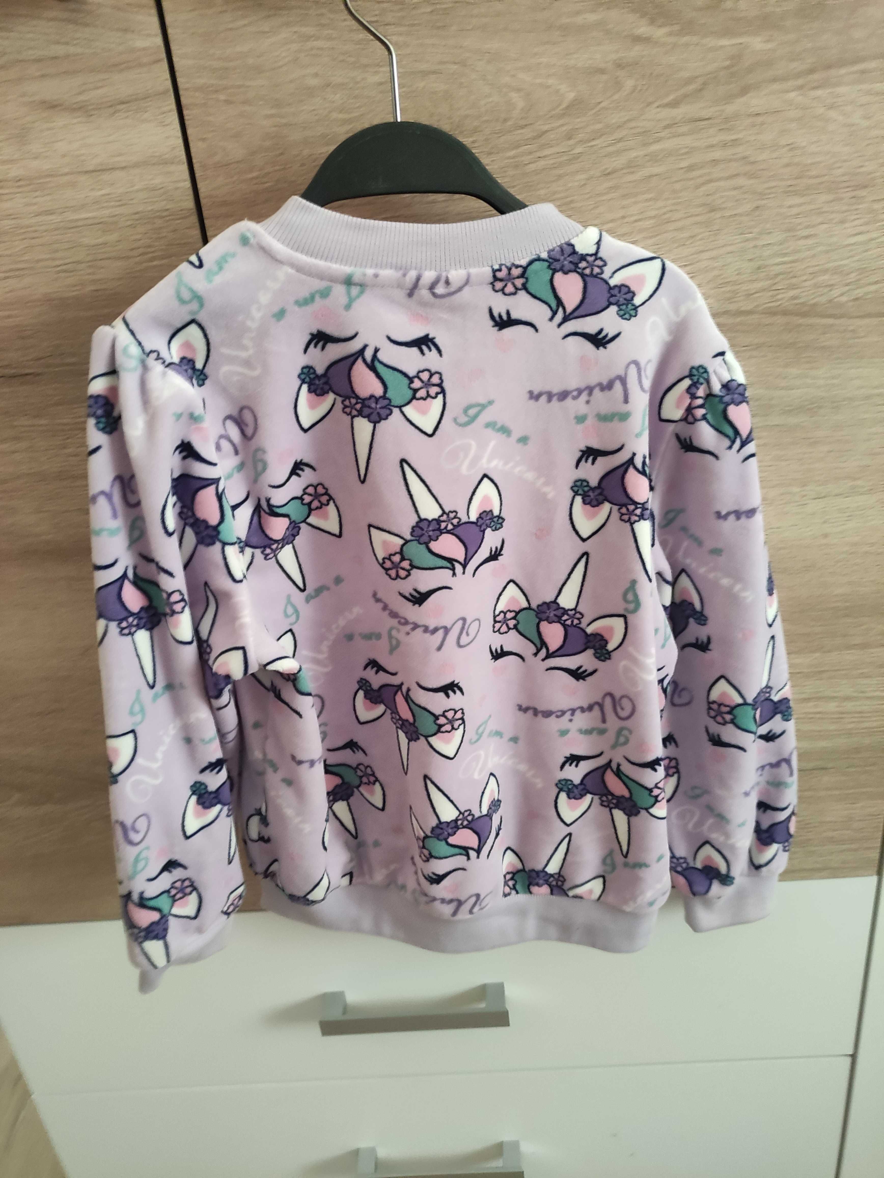 Комплект от дрехи за момиче в лилав цвят- H&M, Zara, Pepco  110-116 см