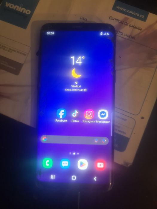 vand  telefon samsung s9 display spart