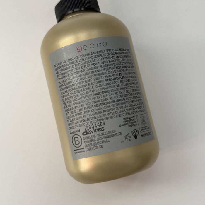 Davines Sea Salt Spray Натурални Морски Соли Спрей За Коса