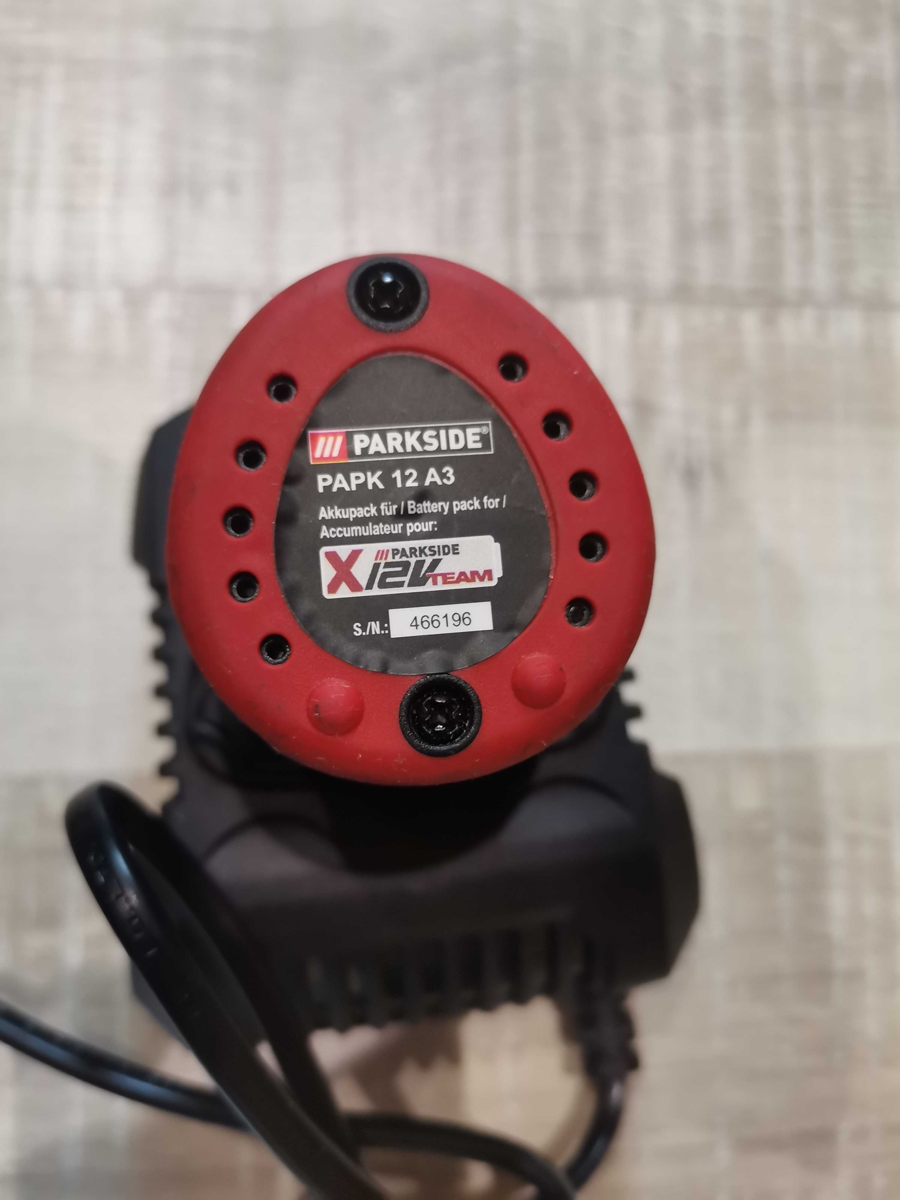 малък акумулаторен перфоратор parkside 12v