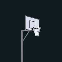 Баскетбольная Г-образная стойка