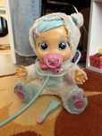Плачеща кукла със сълзи IMC Toys Cry Babies - Кристал, болно бебе