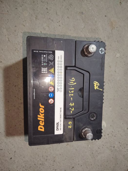 Аккумулятор пачти янги Делкор аргинал