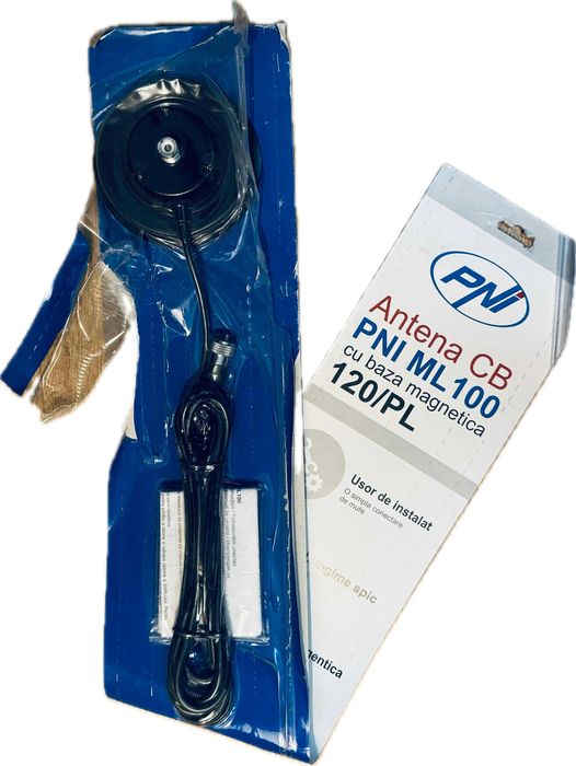 Baza magnetica PNI S120/PL + mufa PL259 + suport de cauciuc