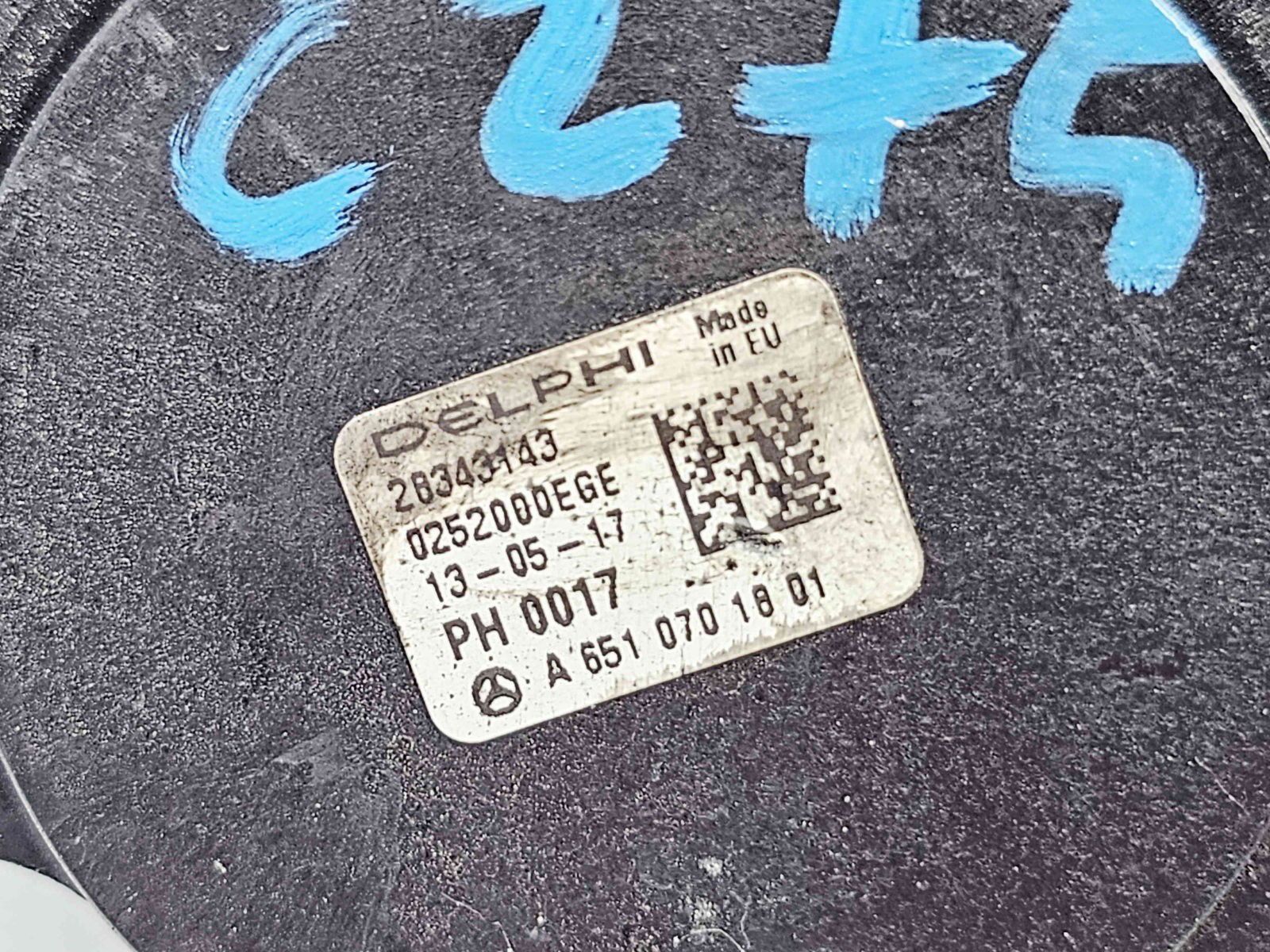 Pompa inalta presiune  Mercedes Clasa E (W212) [Fabr 2009-2016] A65107