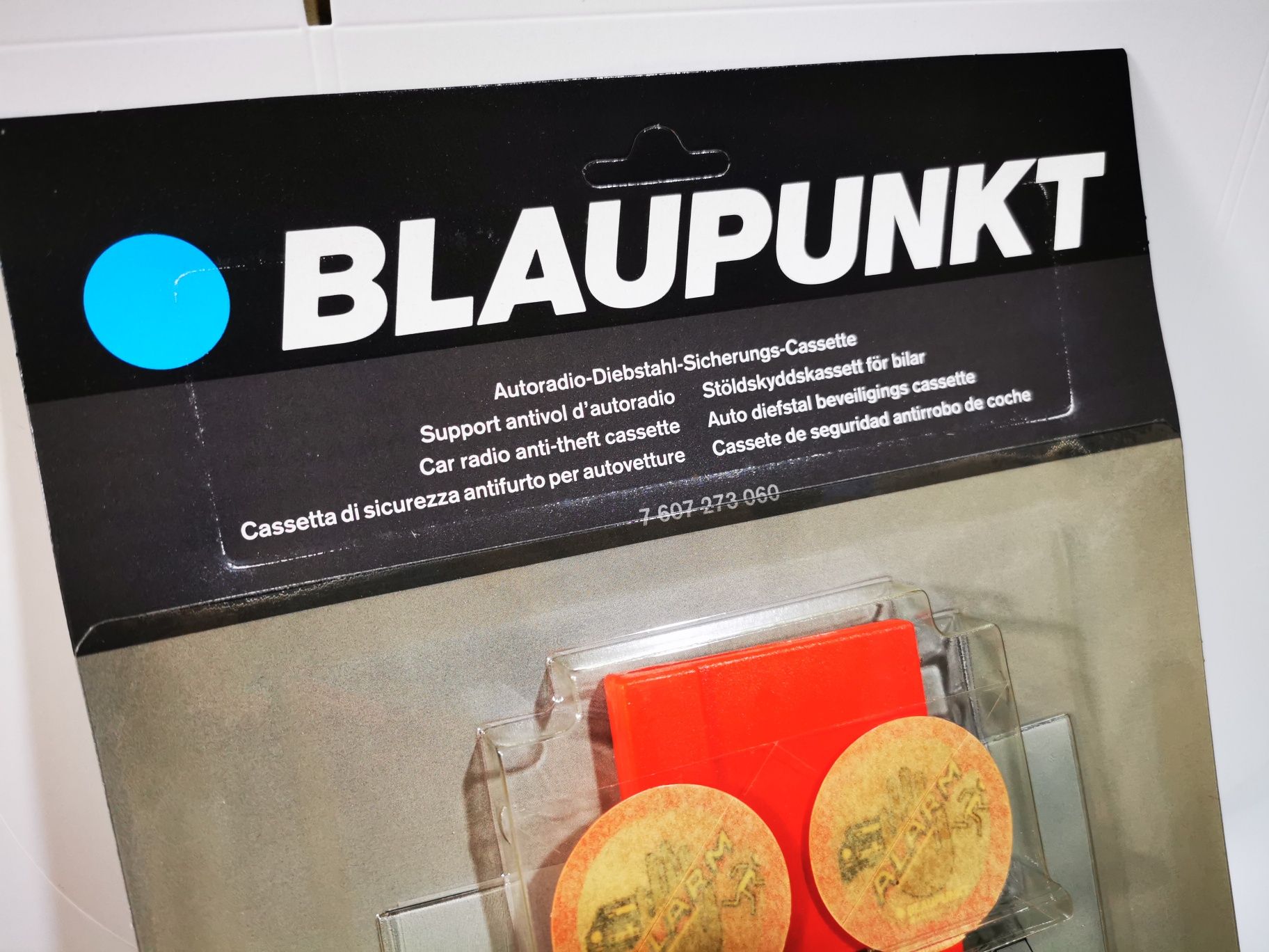 Blocator/antifurt casetofon nou original Blaupunkt Diebstahlsicherung