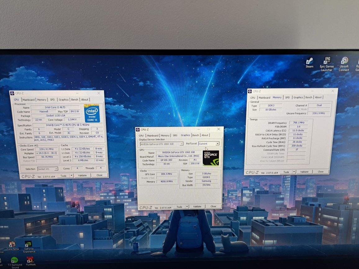 Desktop PC Gaming i5 gtx 1060