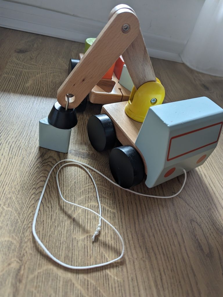 Macara de jucărie din lemn cu magneti Ikea
