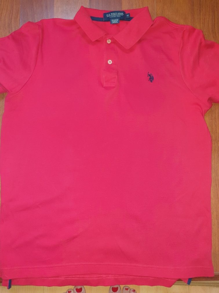 Vand tricou roșu barbatesc Polo Ralph Lauren original bbc fin  m