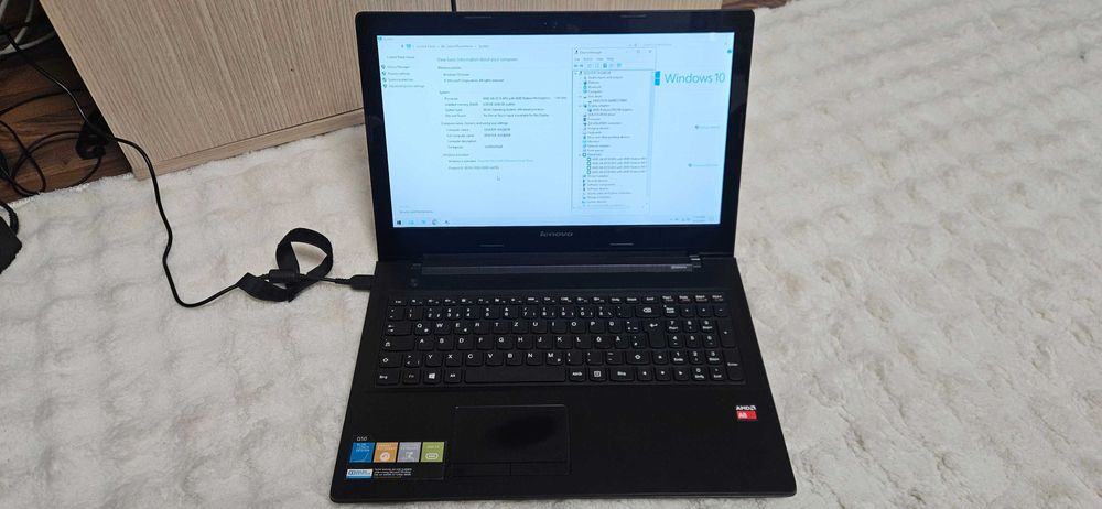 Lenovo G50-45 A4,SSD Kingstone 480GB,6GB Ram DDR3L