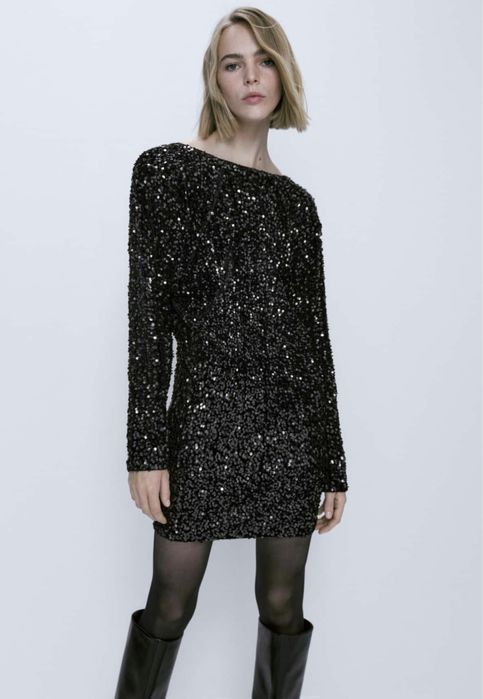 Rochie Massimo Dutti, cu paiete