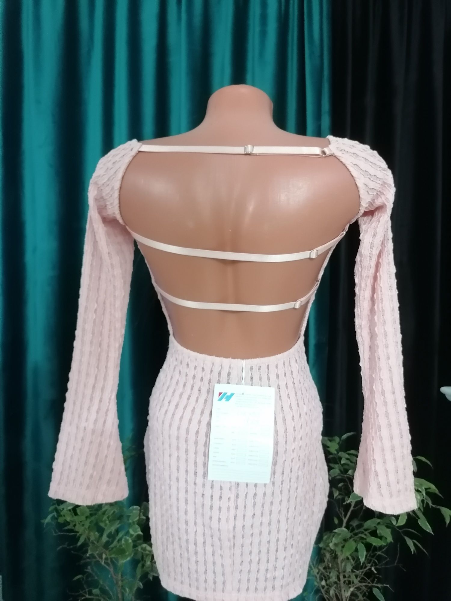 rochie roz pudră