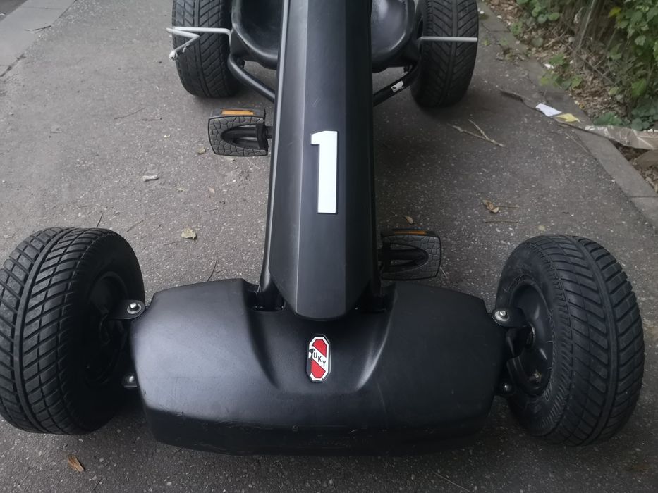 Cart/Kart cu pedale PUKY F1 pt. copii 6 la 12 ani negru