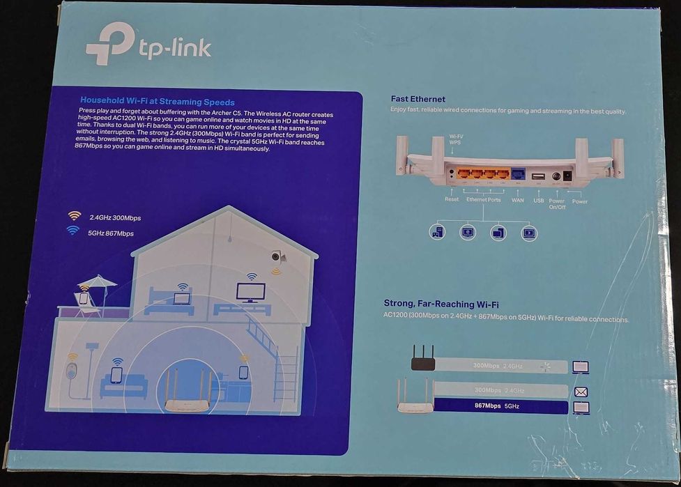 Рутер - TP-Link Archer C5 V4