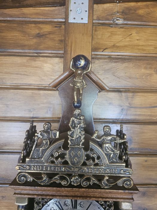 Ceas de perete olandez,in stil Hindrloopen