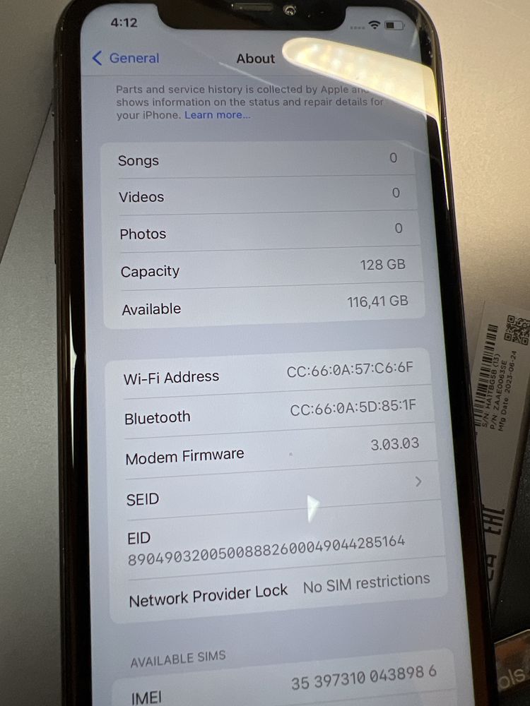 Iphone 11 128gb 100%батерия