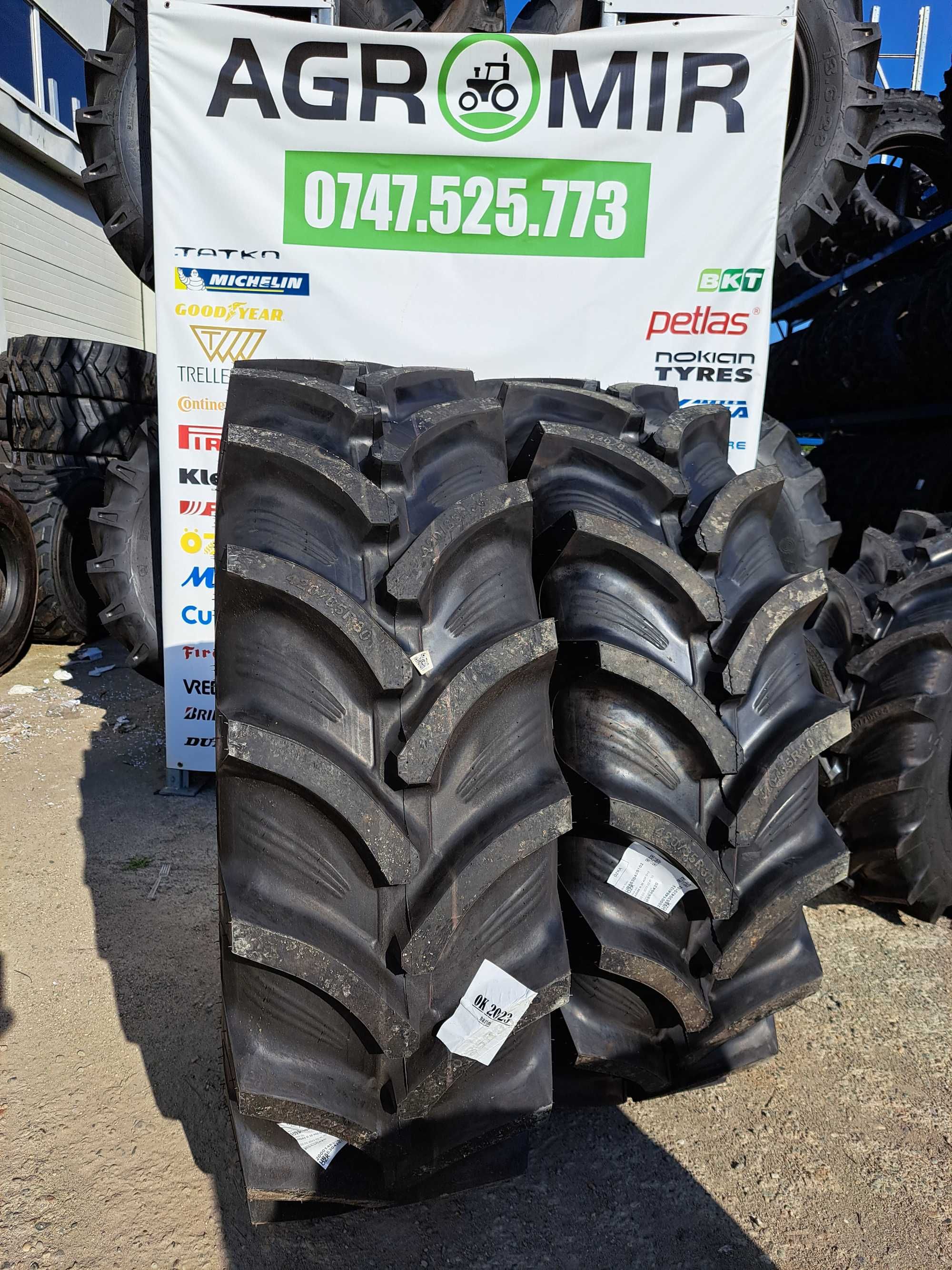 Anvelope noi 420/85R30 OZKA cauciucuri radiale 16.9R30 TRACTOR SAME