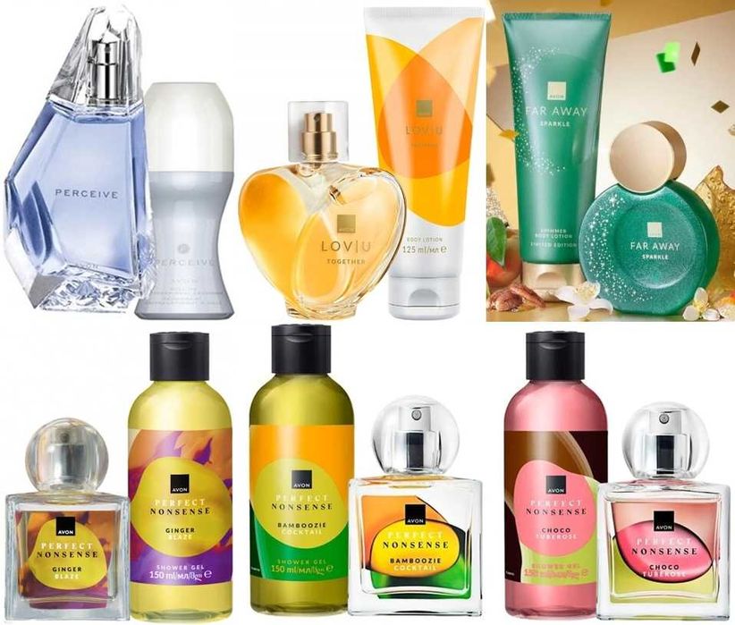 AVON - TTA Today,Far Away,Attraction,Premiere Luxe,Rare Pearls