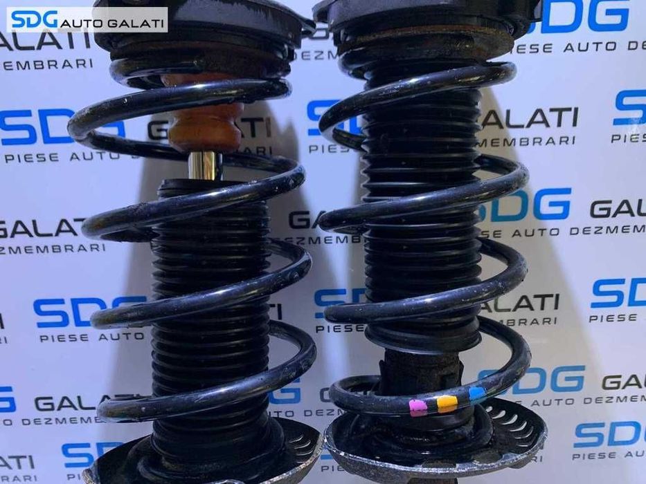 Set Amortizor Amortizoare Telescop Telescoape Complet cu Arc Arcuri si Flansa Fata Stanga Skoda Octavia 2 1.9 TDI  Cod 1K0413031BF