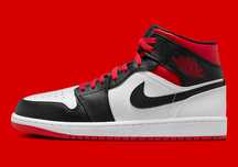 Jordan 1 mid retro " gym red"  38.5 originali noi