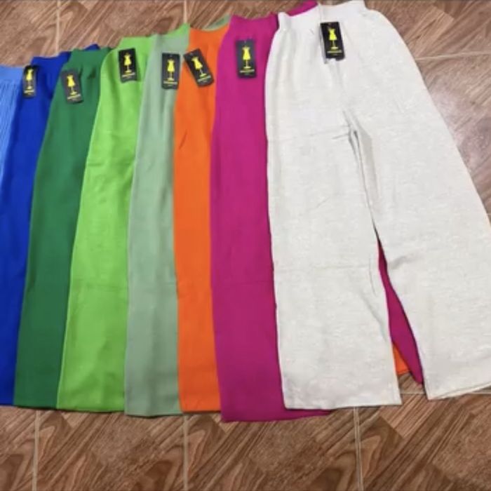 Вязаные женские штаны