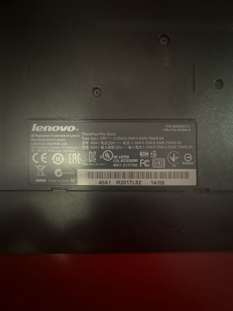 Докинг станция Lenovo Think Pad Prodock