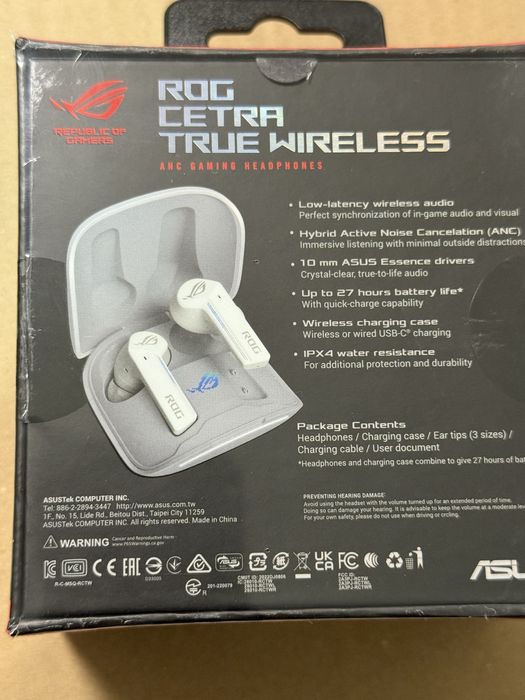Vand Casti Wireless Asus ROG Cetra True Wirelss