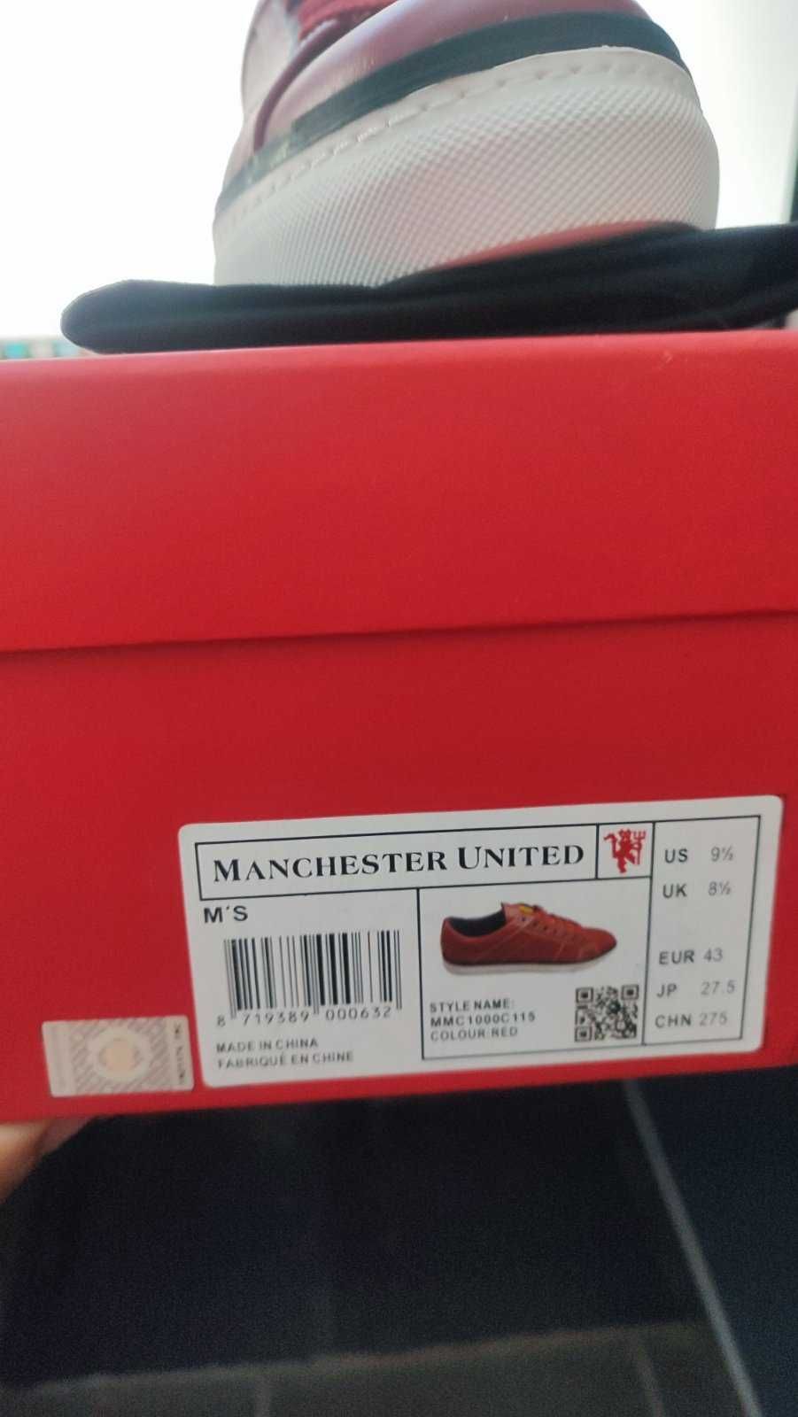 Оригинални кожени обувки * MANCHESTER UNITED * EU43