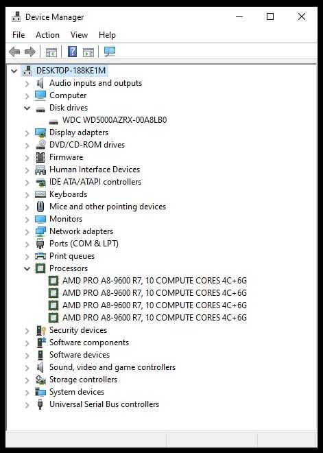 calculator W11 HP EliteDesk 705 G3 SFF DDR4 A8 9600 SSD HDD