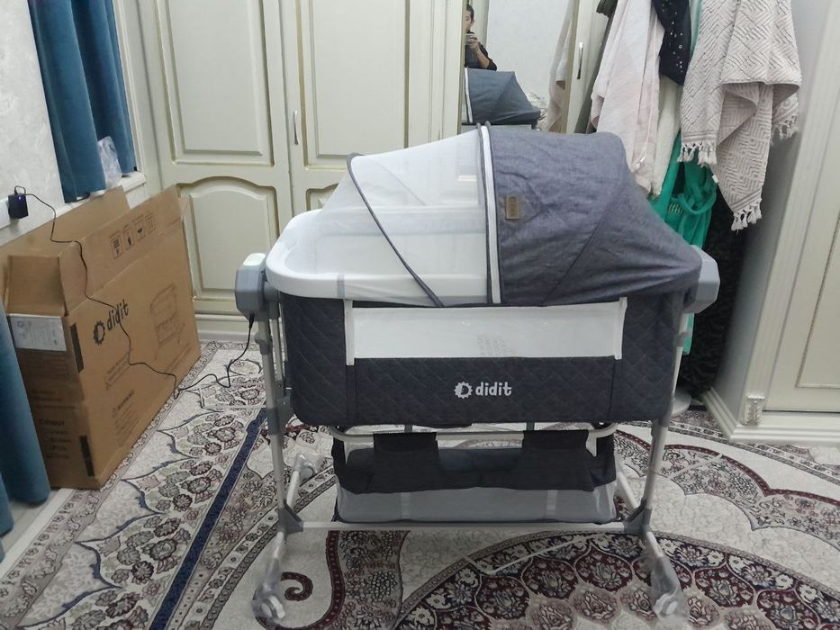 Электронная люлка прикроватная кровать